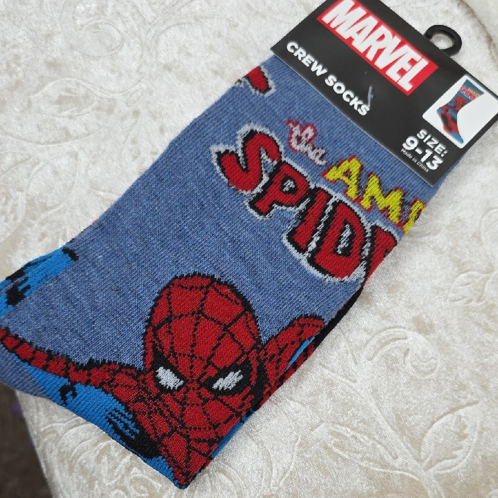 Marvel Spider-Man Crew Socks Disney